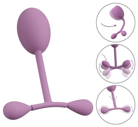Сиреневый тренажер мыщц тазового дна Vaginal Trainer